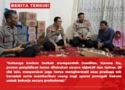 Kapolsek Seberang Ulu II Sambangi Rumah Duka Korban Penganiayaan Maut, Pengamat Hukum Apresiasi Pendekatan Humanis Polri