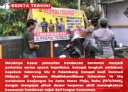 Kapolsek Seberang Ulu II Sambangi Astra Motor Plaju, Perkuat Sinergi Cegah Curanmor