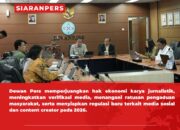 Dewan Pers Perjuangkan Hak Ekonomi Media dan Siapkan Regulasi Baru untuk Media Sosial serta Content Creator