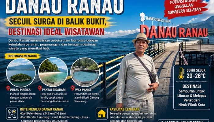 Danau Ranau, Permata Alam di Perbatasan Sumsel-Lampung yang Terus Menarik Minat Wisatawan