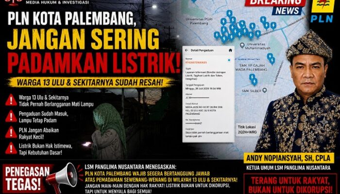 Pemadaman Listrik Palembang: Keluhan Warga Terkini