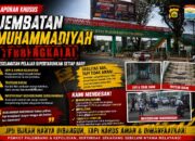 Jembatan Penyeberangan Muhammadiyah Palembang Terbengkalai, Keselamatan Pelajar Dipertaruhkan Setiap Hari