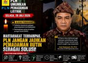 LSM Panglima Nusantara Ingatkan PLN Tingkatkan Keandalan Layanan, Jangan Jadikan Pemadaman Rutin sebagai Solusi