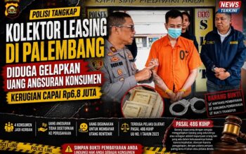 Kolektor Leasing di Palembang Diduga Gelapkan Uang Angsuran Konsumen, Polisi Ingatkan Pentingnya Bukti Pembayaran