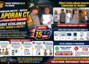 Polsek Seberang Ulu II Luncurkan “Laporan CT”, Surat Kehilangan Bisa Selesai 15 Menit dan Diantar Gratis ke Warga