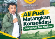 Ali Pudi Matangkan Konsolidasi Jelang Hari Tani Nasional