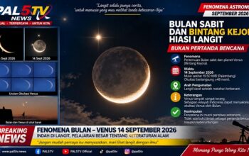 Fenomena Bulan Sabit dan “Bintang Kejora” Hiasi Langit, Bukan Pertanda Bencana