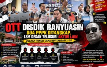 OTT Dana Revitalisasi 21 SD Banyuasin, LSM Panglima Nusantara Desak Polda Telusuri Rantai Komando Disdik